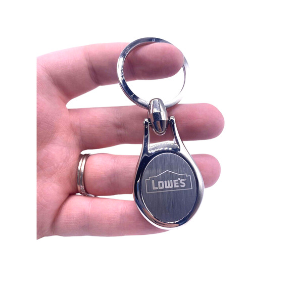 Lowes Customer Focused Key Fob Employee Award Key Chain Collectible RARE Metal - Picture 4 of 6